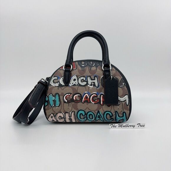 Coach X Mint + Serf Sydney Satchel In Signature Canvas CM095 NWT Org $398 - Picture 1 of 12